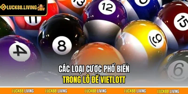 Các loại cược phổ biến trong lô đề Vietlott